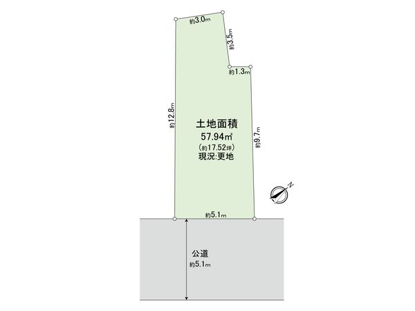 豊島区南長崎6丁目土地 区画図 豊島区南長崎6丁目土地 区画図