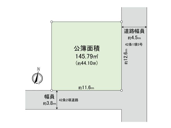 豊島区千早3丁目古家付土地 区画図