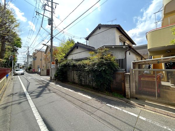 豊島区千早3丁目古家付土地 前面道路含む外観