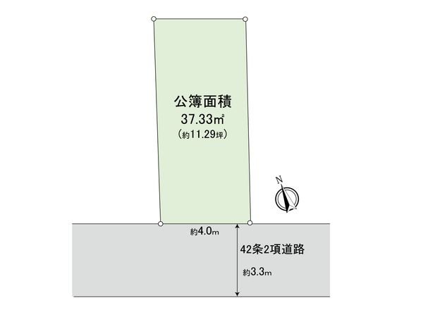 豊島区高田1丁目土地 区画図 区画図