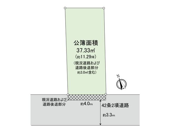豊島区高田1丁目土地 区画図