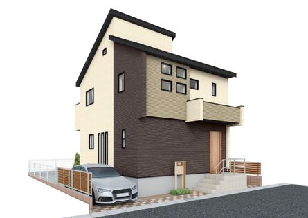 東久留米市南沢4丁目 新築戸建 外観パース図