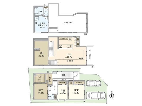豊島区池袋1丁目戸建 間取図(平面図)