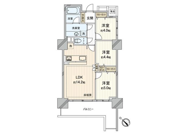 TOKYOシティトリエ 間取図(平面図) TOKYOシティトリエ 間取図(平面図)