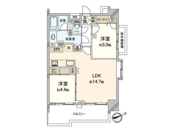 クリオ要町壱番館 間取図(平面図) クリオ要町壱番館 間取図(平面図)