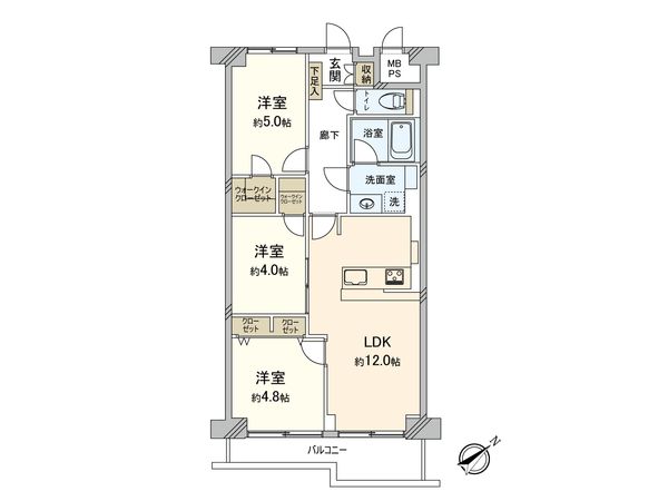 シャルマンコーポ池袋 間取図(平面図) シャルマンコーポ池袋 間取図(平面図)