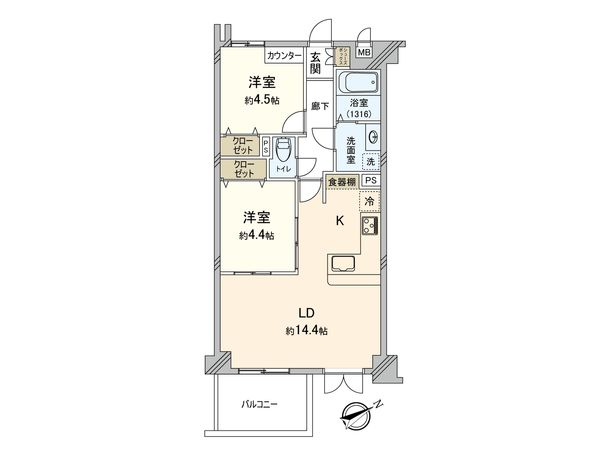 エクセル立教前 間取図(平面図) エクセル立教前 間取図(平面図)