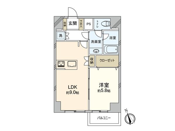 エクセレンス池袋 間取図(平面図) エクセレンス池袋 間取図(平面図)