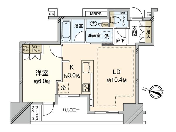 プラウドタワー東池袋ステーションアリーナ 間取図(平面図) プラウドタワー東池袋ステーションアリーナ 間取図(平面図)