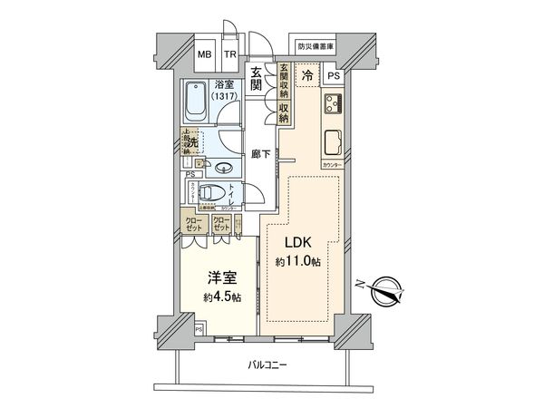 ブランズ新大塚 間取図(平面図) 間取図(平面図)
