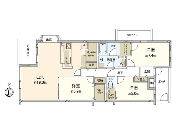 間取図(平面図)
