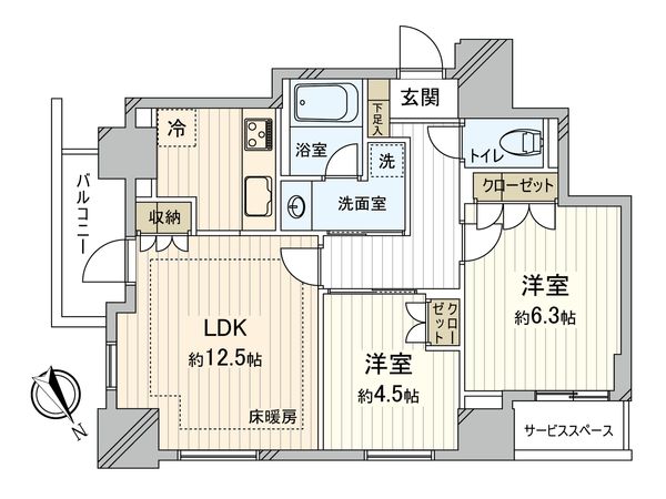 パークタワー池袋イーストプレイス 間取図(平面図) パークタワー池袋イーストプレイス 間取図(平面図)