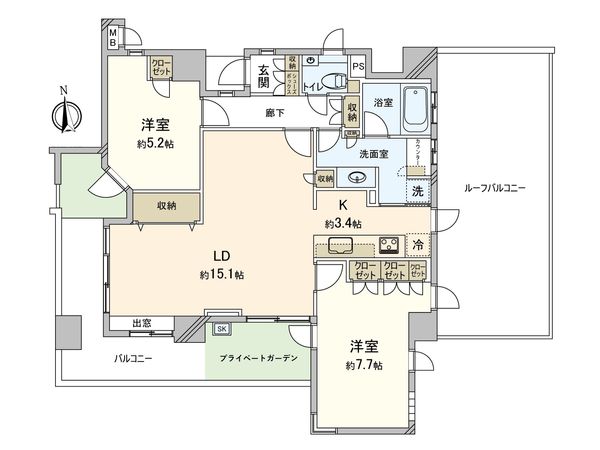 サンクタス下落合ミュゼオコート 間取図(平面図) 間取図(平面図)