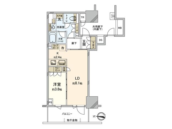 BrilliaTower池袋West 間取図(平面図)