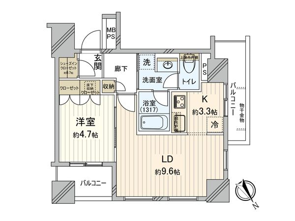 パークタワー池袋イーストプレイス 間取図(平面図) パークタワー池袋イーストプレイス 間取図(平面図)