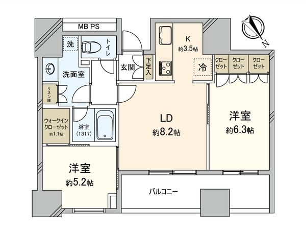 パークタワー池袋イーストプレイス 間取図(平面図) パークタワー池袋イーストプレイス 間取図(平面図)