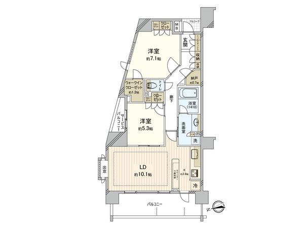 間取図(平面図)