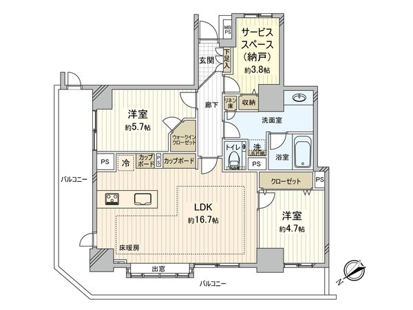 間取図(平面図)