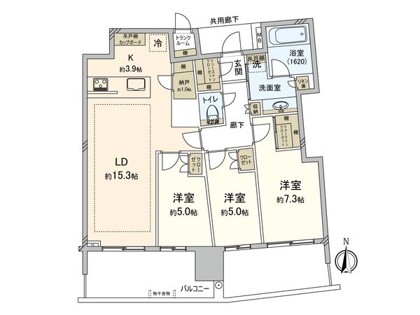 Brillia Tower 池袋 間取図(平面図) 間取図(平面図)