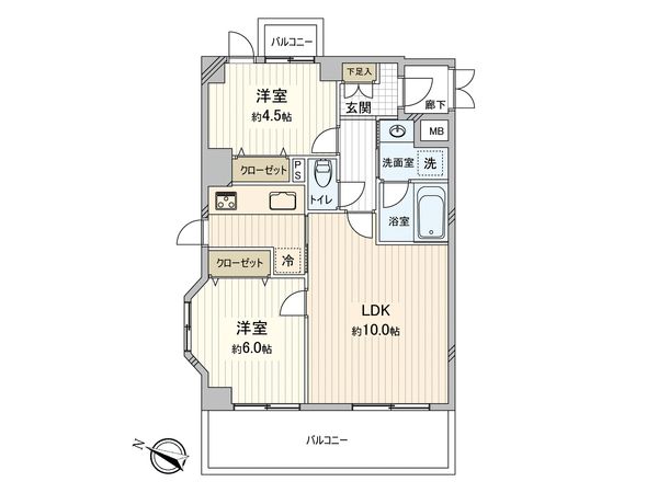 ジェイシティ南大塚 間取図(平面図) ジェイシティ南大塚 間取図(平面図)
