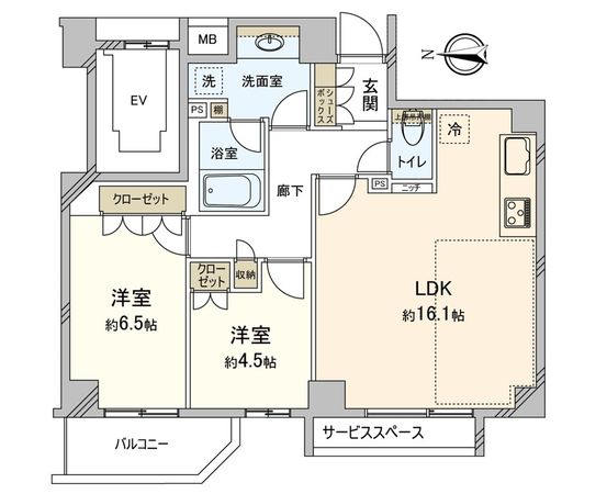 BELISTA椎名町 間取図(平面図) 間取図(平面図)