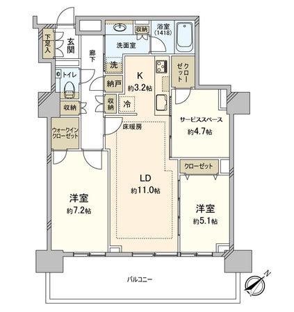 間取図(平面図)