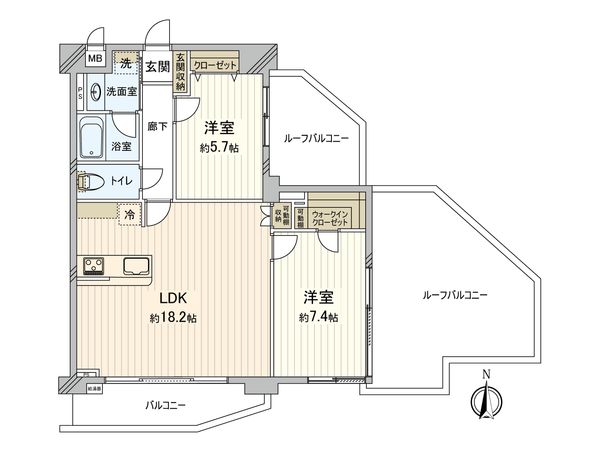 レフィーズ大塚 間取図(平面図) 間取図(平面図)