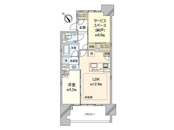 シティハウス南大塚テラス 間取図(平面図)