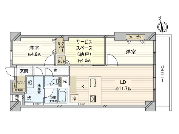目白ガーデニア 間取図(平面図) 目白ガーデニア 間取図(平面図)