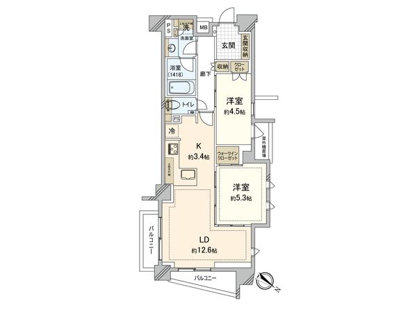 ザ・ライオンズ池袋 間取図(平面図)