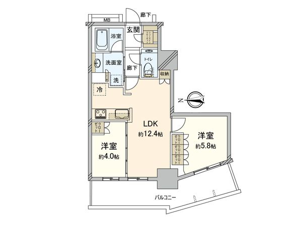 ルミナリータワー池袋 間取図(平面図) 間取図(平面図)