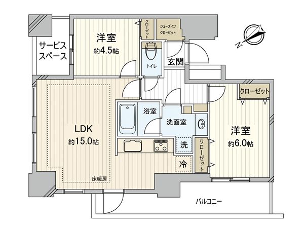 パークタワー池袋イーストプレイス 間取図(平面図) パークタワー池袋イーストプレイス 間取図(平面図)