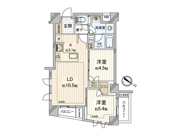 ザ・ライオンズ池袋 間取図(平面図) 間取図(平面図)