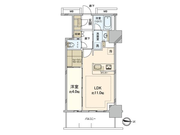 ルミナリータワー池袋 間取図(平面図) 間取図(平面図)