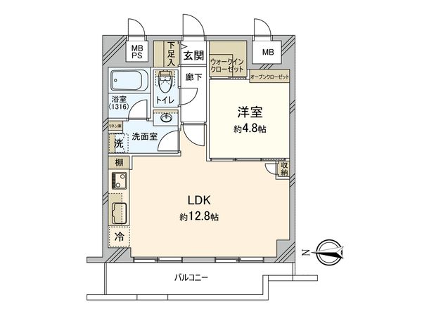 日神パレステージ西池袋 間取図(平面図) 間取図(平面図)