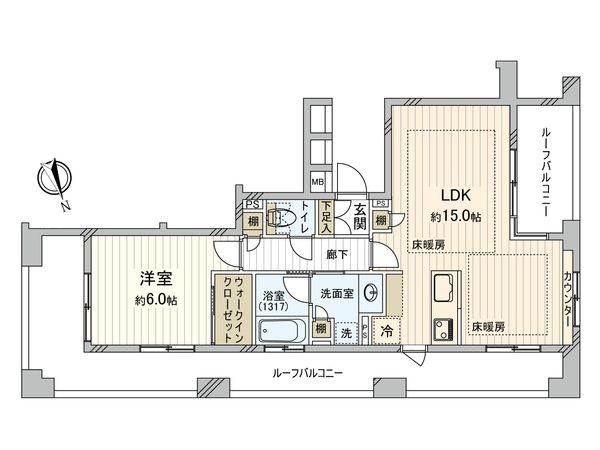 グランアビテ目白ステーションフロント 間取図(平面図) 間取図(平面図)