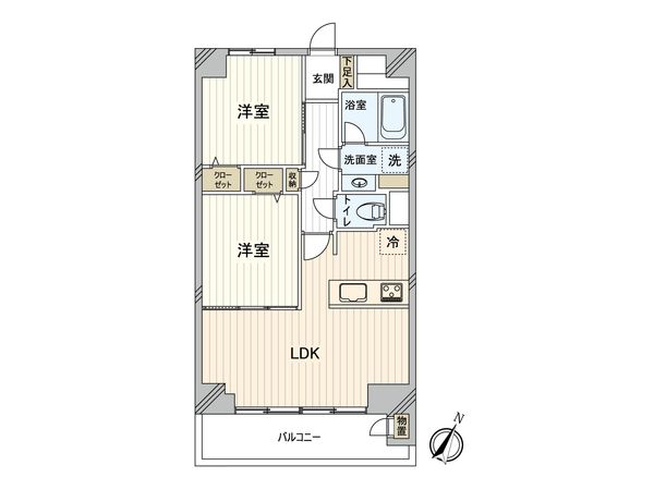 東建池袋要町マンション 間取図(平面図) 東建池袋要町マンション 間取図(平面図)