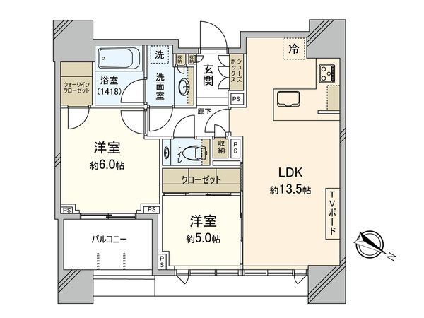 グランドミレーニア 間取図(平面図)