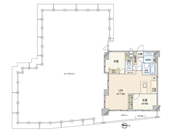 エステムプラザ池袋ザ・ヴィンテージ 間取図(平面図) 間取図(平面図)