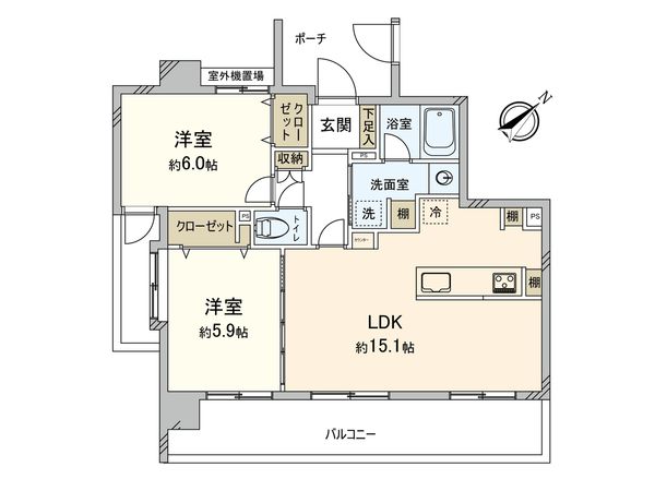 エスポワール巣鴨 間取図