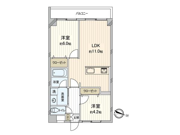 マイ・キャッスル宝 間取図(平面図) マイ・キャッスル宝 間取図(平面図)