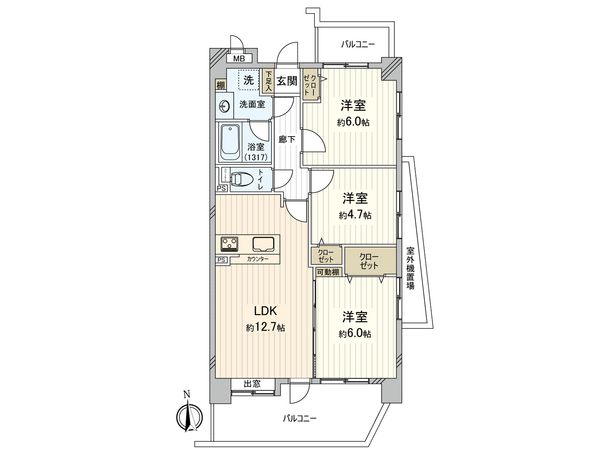 間取図(平面図)