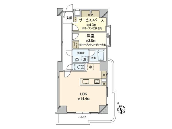 カーサ要町 間取図(平面図) カーサ要町 間取図(平面図)