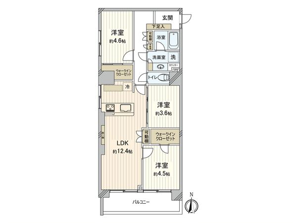 パシフィック目白マンション 間取図(平面図)