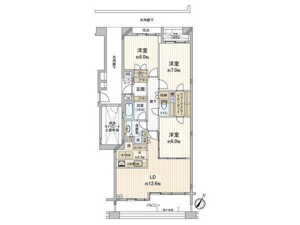 間取図(平面図)