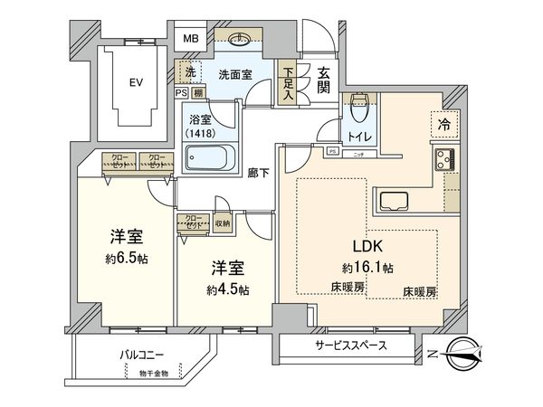 BELISTA椎名町 間取図(平面図) BELISTA椎名町 間取図(平面図)