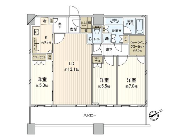 アウルタワー 間取図(平面図) アウルタワー 間取図(平面図)