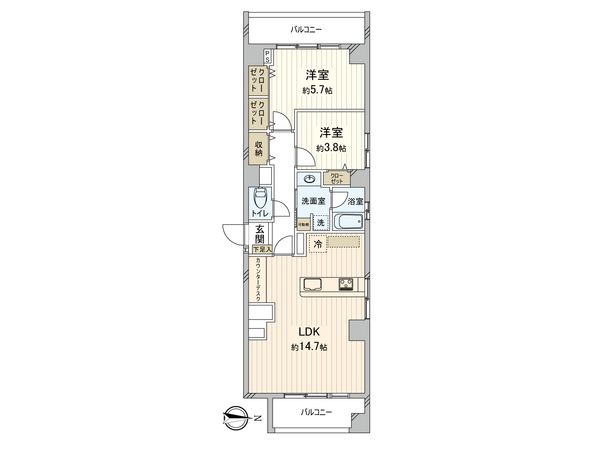 パシフィック目白マンション 間取図(平面図) パシフィック目白マンション 間取図(平面図)