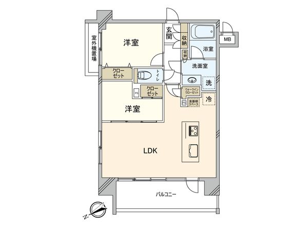 エスポアコート要町 間取図(平面図)