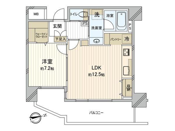 イトーピアマイズ池袋 間取図(平面図) イトーピアマイズ池袋 間取図(平面図)